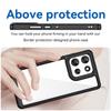 For Motorola Moto G86 5G Phone Case WANLONFENG XC Series TPU Acrylic Cover with Tempered Glass (Big Lens Hole)