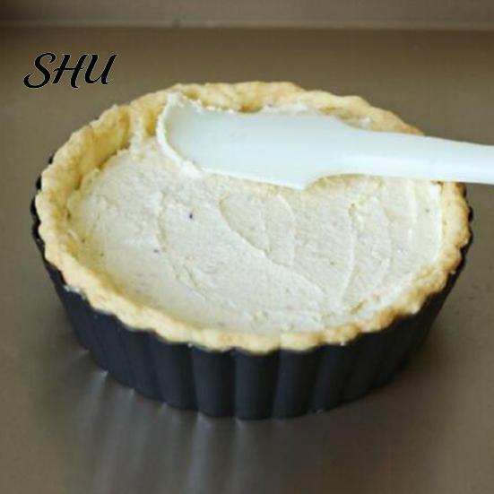 Pizza Tray Easy to Demould High Hardness Wave Edge Design Cake Pan Carbon Steel Round Pastry Baking Home Supplies