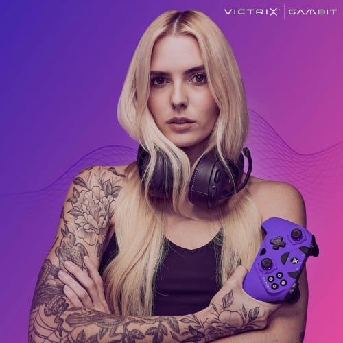 [Xbox Officially Licensed Product] PDP Victrix Gambit World's Fastest Xbox Controller Pad Gaming Controller White