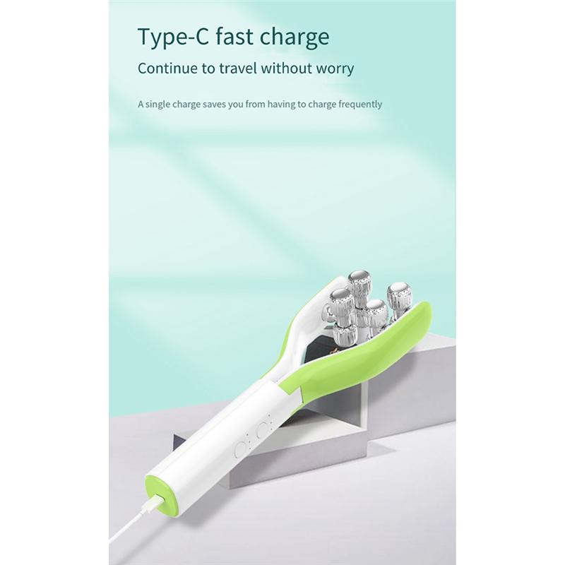 

A65T-EMS Microcurrent Roller Face-Slimming Artifact V-Face Beauty Facial Massager For Firming And Lifting The Face