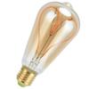 Vintage Light Bulb E27 4W High Light Transmittance Flexible Spiral Filament Adjustable Brightness Warm Light LED Bulb