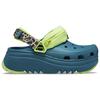 New Crocs Hiker Xscape Animal Print Clog 'Teal Green' 208605-9DB