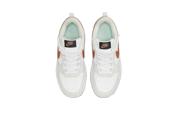 Nike Court Borough Low 2 White Metallic Bronze PS BQ5451-116