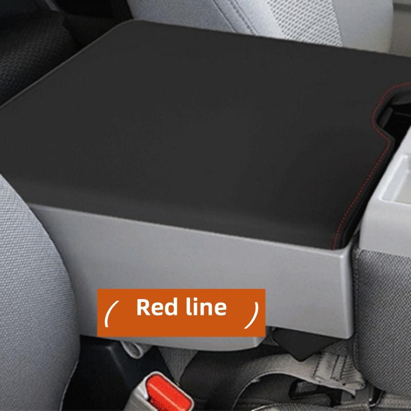 Gloves Car Black Microfiber Leather Armrest Cover Supple For Ford F-150 F-250 Door Armrest Panel Cover Trim Auto Interior