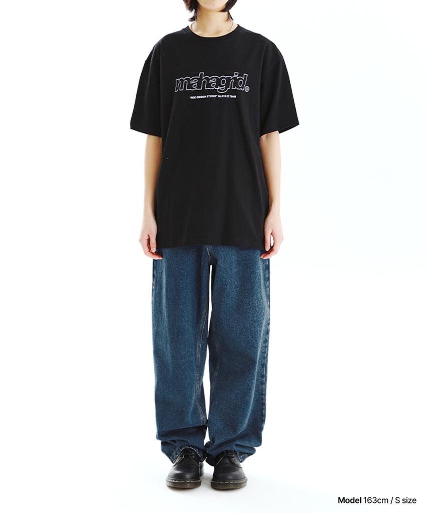 MAHAGRID Third Logo Tee Black(Mg2Cmmt508A)