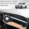 FOR TOYOTA  RAV4 2014- Car Dashboard Avoid Light Cover Anti-UV Mat Non-Slip Carpets