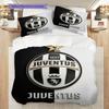Set tre pezzi Orgoglio Heritage Juventus (1 * copripiumino + 2 * federa, senza nucleo) Copripiumino e federa morbidi e confortevoli