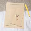 1 set/60 st BlommaHjort Kuvert Brevpapper Litterär Kreativ Kärleksbrev, Enkelt Tecknat Kuvert Brevpapper Set