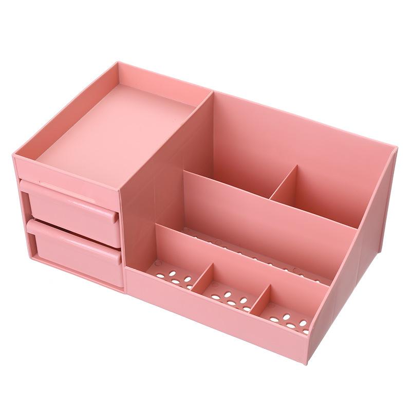 Household Large Plastic Drawer Cosmetic Storage Box Desktop Dresser Lipstick Skin Care Product Finishing Rack