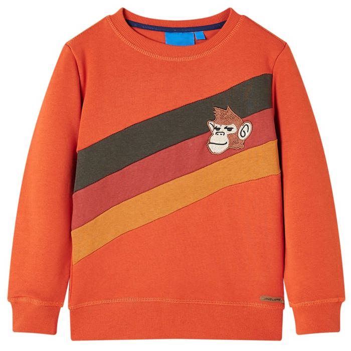 Sweatshirt pour enfants orange 92/104/116/128/140