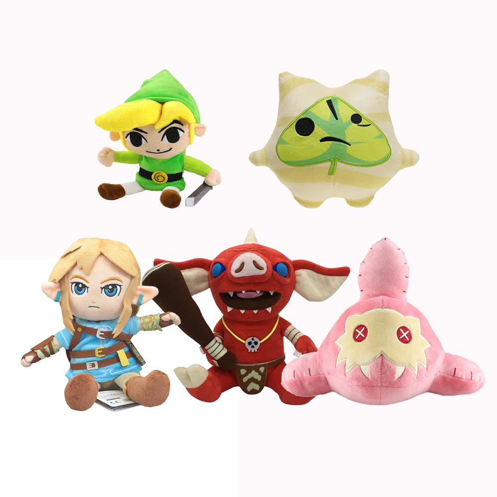 The Legend Of Zelda Breath Of The Wild Bokoblin  Link Boy 20-28Cm Plush Doll Figure Toy