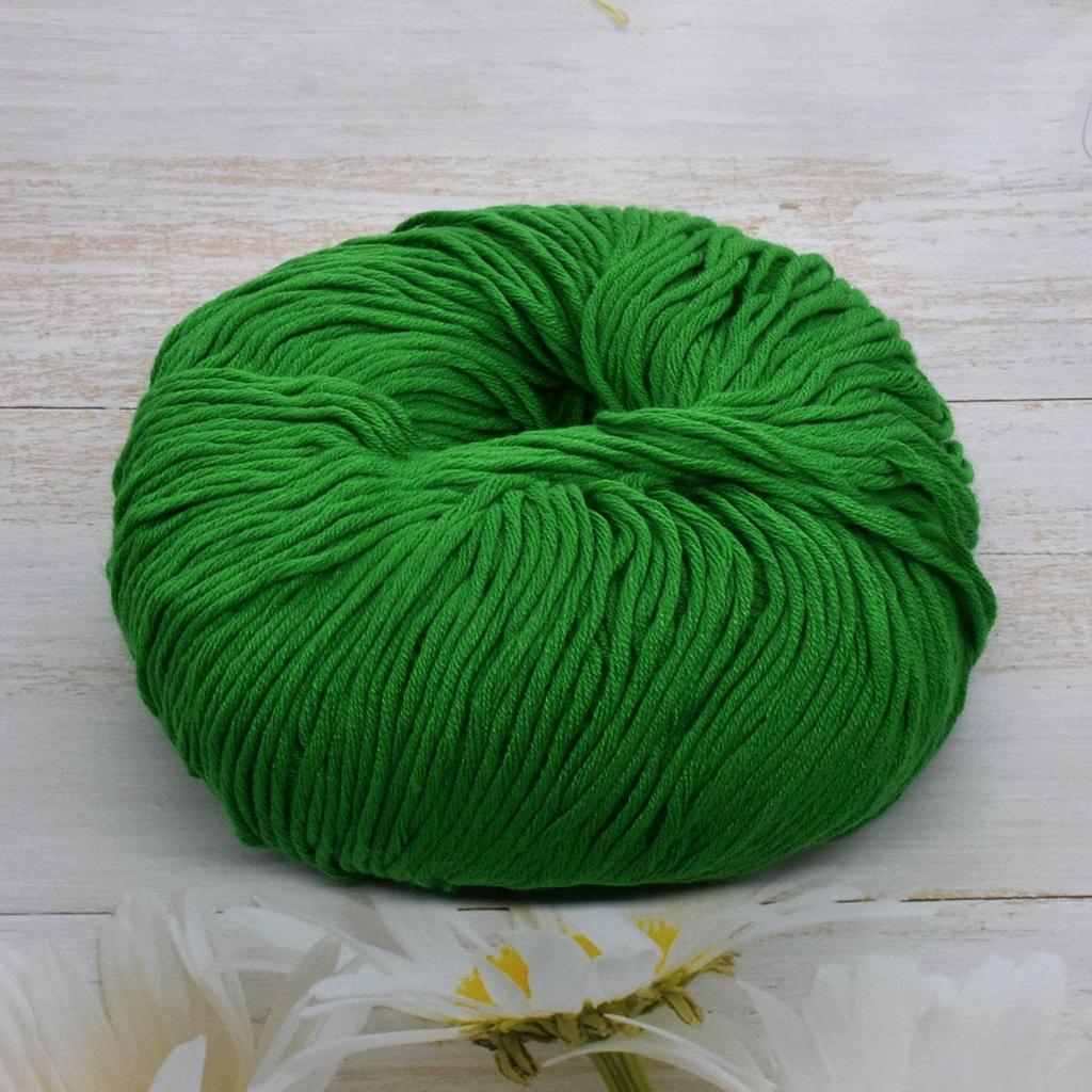 6-Pack Premium Combed Cotton Yarn for Crochet & Knitting - 100% Soft Hand Knitting Yarn, 50g/Skein 125m/Skein, Smooth Craft Yarn for DIY Home Projects