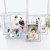 Kristallglas Doppelseitiger B5 Fotorahmen für Tischaufstellung - Ideal für Zertifikate, Baby- und Kinderfotos