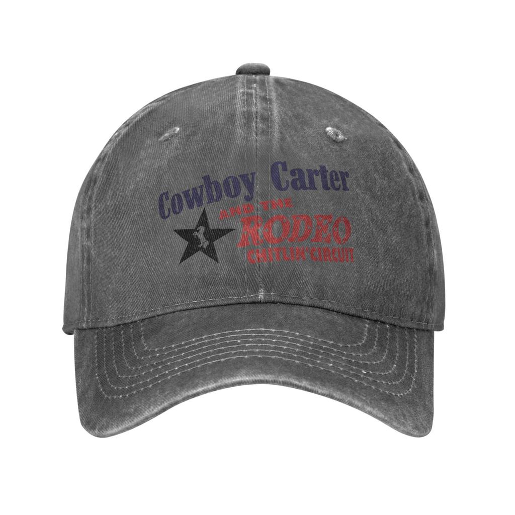 Beyonce Cowboy Carter Rodeoo Chillin' Circuit Men Women Baseball Cap Distressed Cotton Hat Vintage Outdoor Workouts Snapback Hat