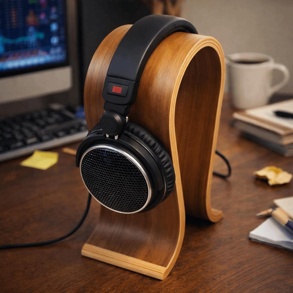 U Shape Earphone Hanger On-Ear Headset Display Shelf Suitable Most Headphone Stand Office Desk