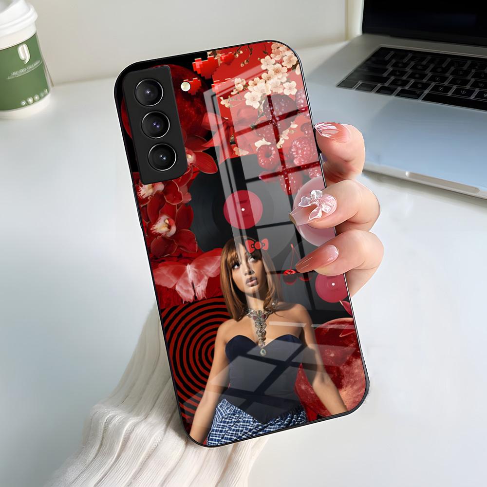 Singer Pink P-Pantheress Phone Case For Samsung A56 A36 A26 A16 A15 A25 A35 A55 A14 A34 A24 A54 Glass Case