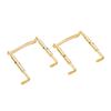 2PCS 4 4 Violin Chinrest Screws Chin Rest Metal Clamp Fittings Stringed Instrument Parts