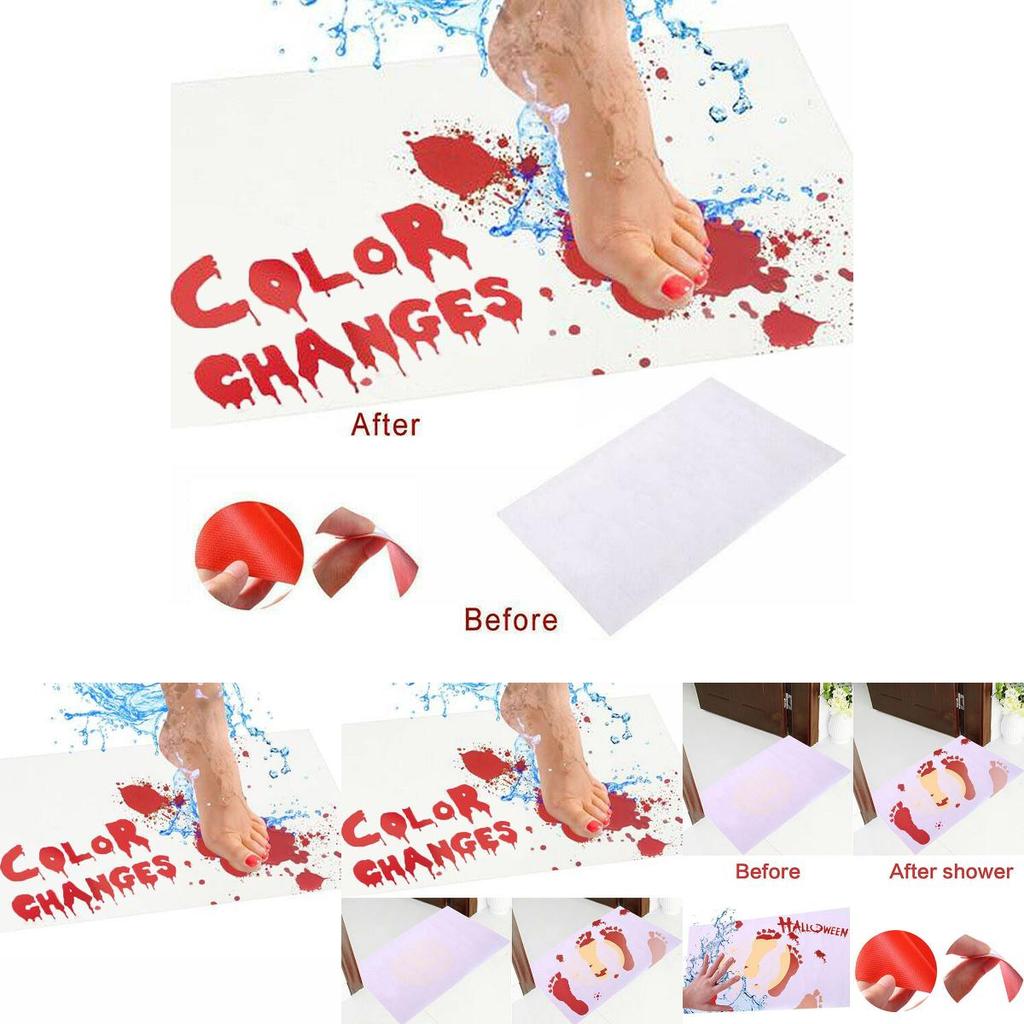 Geschenk Halloween 2019 Blutbad Duschmatte Teppich Kissen Schreckliche Bodenmatte