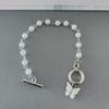 Chic Rhinestone Zircon Jewelry Set: Necklace, Earrings, Ring & Watch for Women