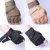 Tactical Gloves Outdoor Fitness Riding Sun Protection Half Finger With Sweat Wicking For Adults