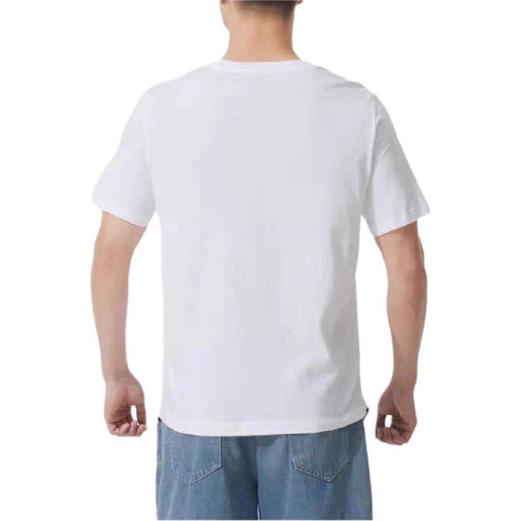 PUMA ESS T Shirts Men's White Crew Neck Moderate 688948-02