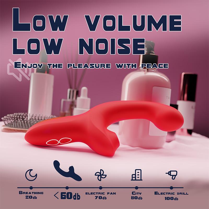 Leistungsstarker Dildovibrator mit 20 Geschwindigkeiten, weiblicher Klitoris-Sauger, Vakuum-Klitorisstimulator, Waren für Erwachsene, Fingerwackeln, Sexspielzeug für Frauen