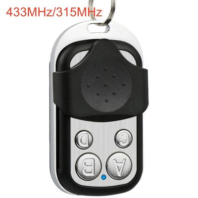 433MHz 315MHz Metal Four Key Garage Door Remote Control Clone Copy Access Control Cross Border Remote Control