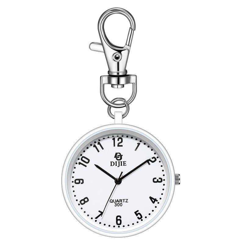 Exam Special Pocket Watch Clear Large Number Face Elderly Student Keychain Pendant Watch Fashionable Versatile Nurse Watch
