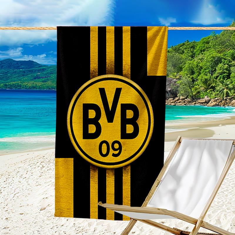 Ultra-Soft Beach Towel with BVB Theme,Ideal for Pool - Camping, Diving - Perfect Travel Essential, Vibrant Beach Towel.