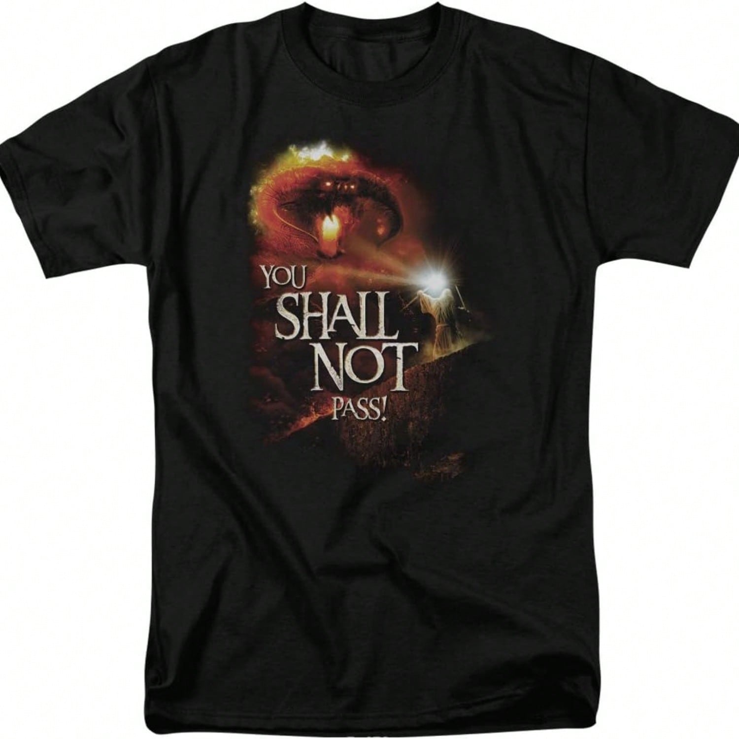 The Gandalf Overlay Poster T-Shirt S разноцветный