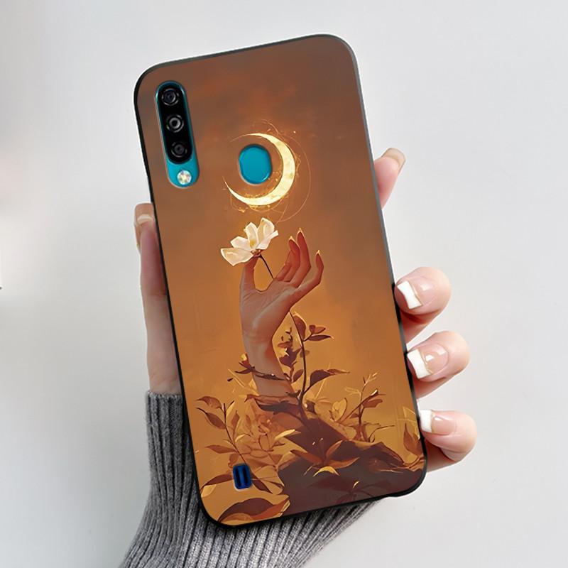Hülle für ZTE Blade A7 (2020) Handyhülle Mattschwarz Luxus Drache Niedlich Cool Jungen Mädchen Weiches Silikon TPU Schutz-Rückseite