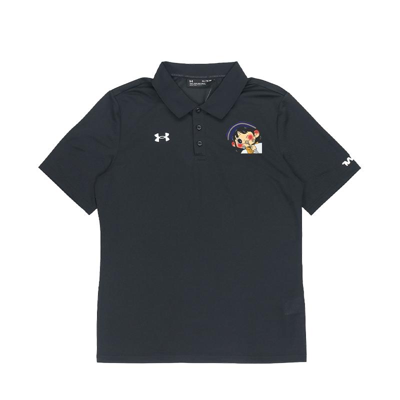 

Under Armour Настраиваемая футболка-поло с коротким рукавом, дышащая, с рисунком мультяшного персонажа, унисекс, черная 21500537-001(TEAM702-AD14) XXXL