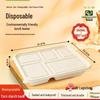Biodegradable 5-Compartment Lunch Box Set