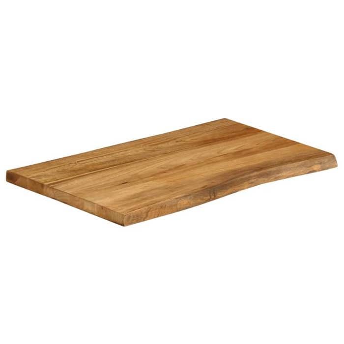 VidaXL Tabletop 70x60x3.8 Cm Live Edge Solid Mango Wood 370787