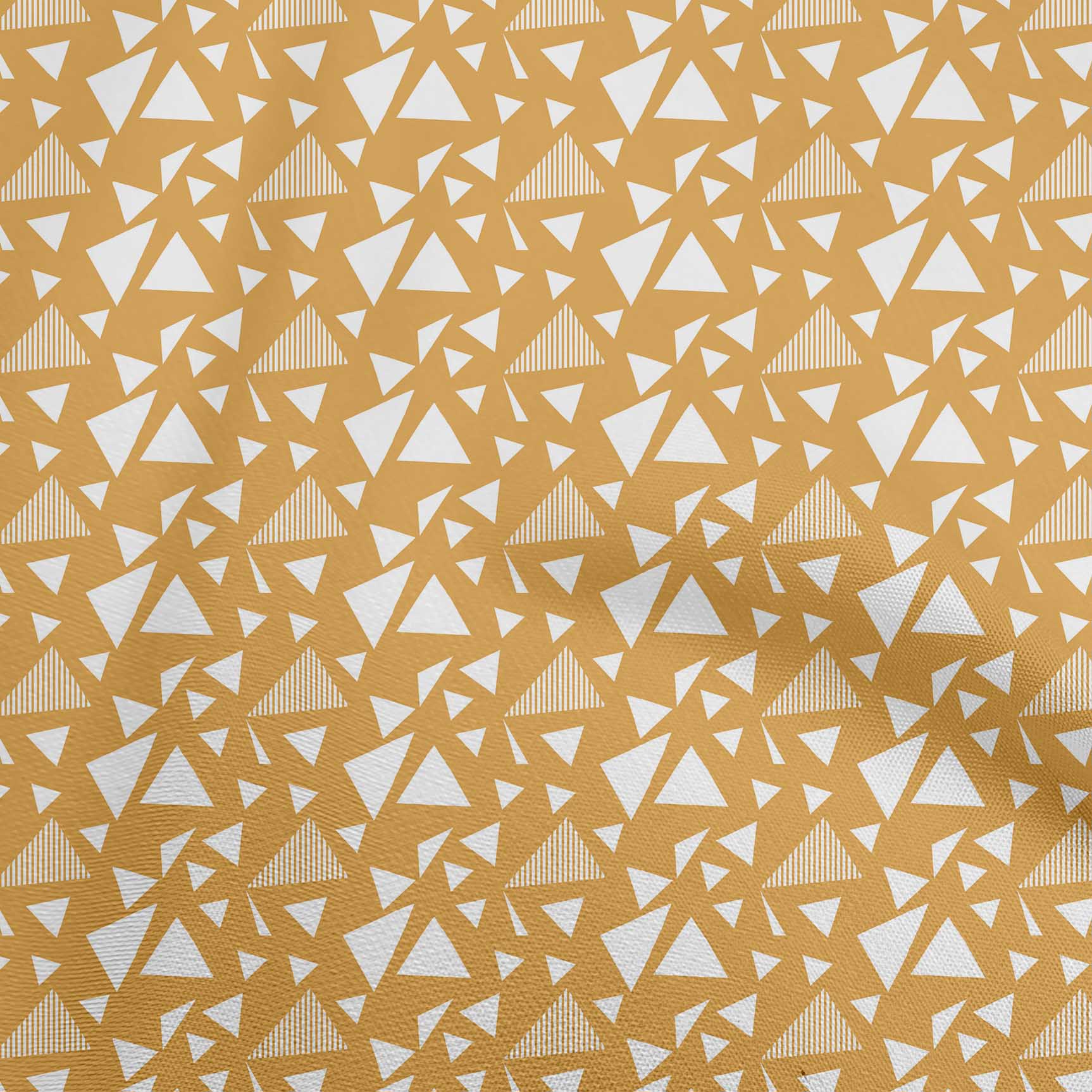 

oneOone Cotton Flex Brown Fabric Geometrical Sewing Craft Projects Fabric Prints By Yard 40 Inch 42 Inch Wide - Viscose Chiffon жовтий