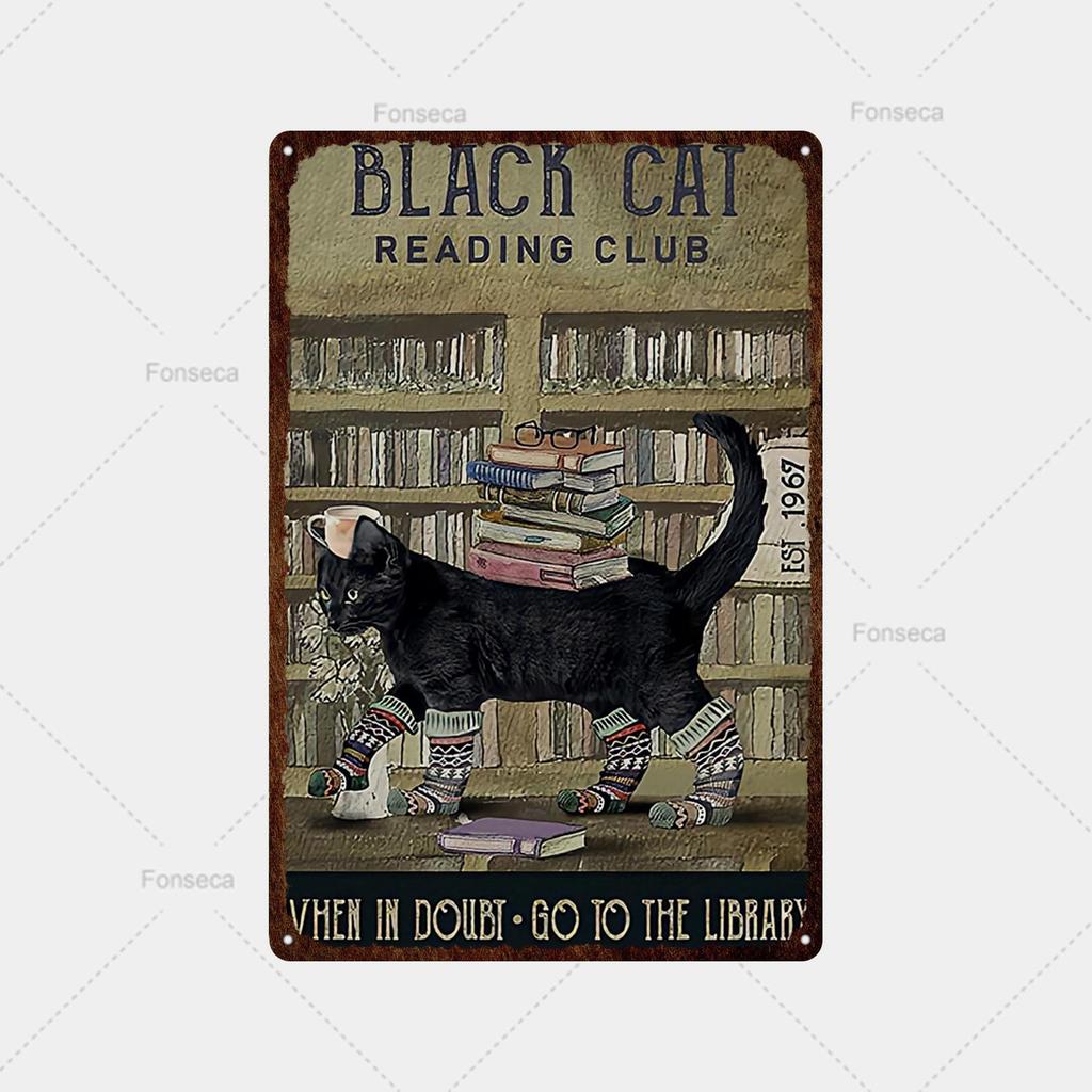Mfoever Animal Inspirational Slogan Metal Sign Vintage Tin Sign Metal Vintage Bar Vintage Wall Decoration Bar Club Man Cave Metal Poster