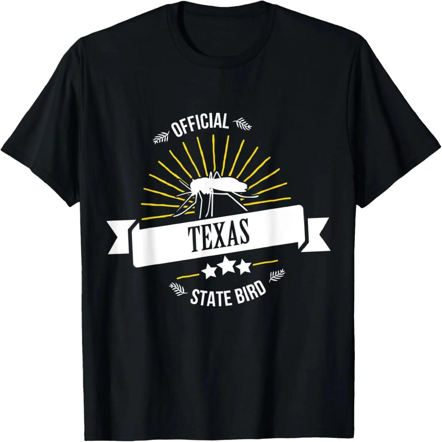 Official Texas State Bird Mosquito Camping Outdoors Shirt S чёрный