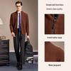 Men's 100% Pure Wool Jacquard Cardigan Jacket