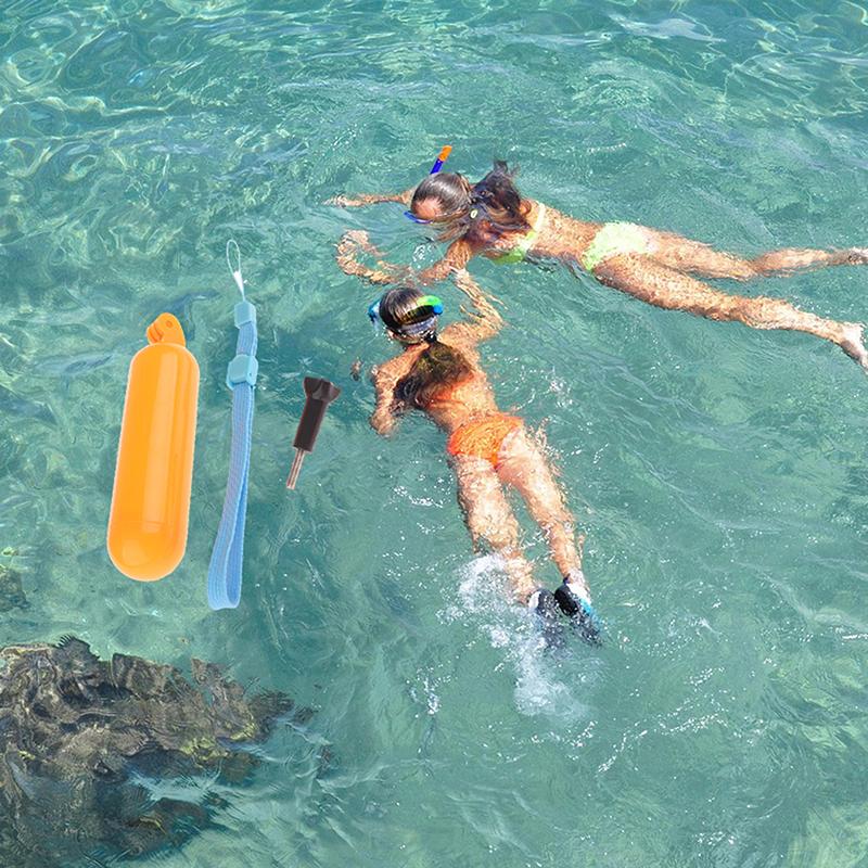 Schwimmender Bobber Anti-Rutsch Einbeinstativ für Sportkamera Tauchen Selfie Handgriff Sportkamera Einbeinstative Auftriebsstab Schwimmende Stäbe