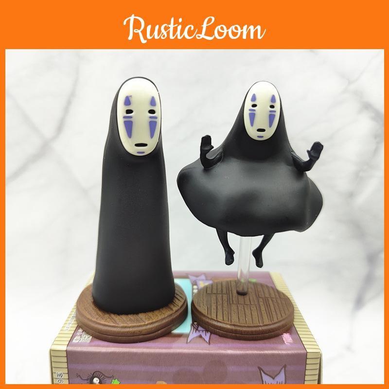 Spirited Away No Face Man Multiple Posture Models Desktop Decor Set Ornament