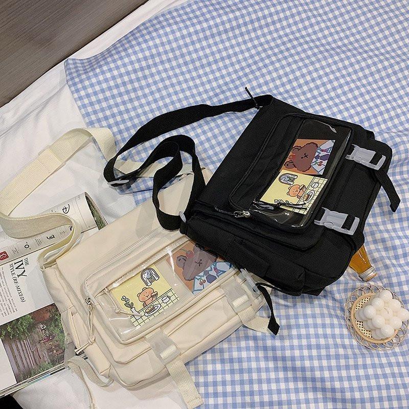 Waterproof Nylon Crossbody Bags for Women Shoulder Bags Youth Fashion Ladies Handbag Messenger Bag Teenagers Girls School Bags