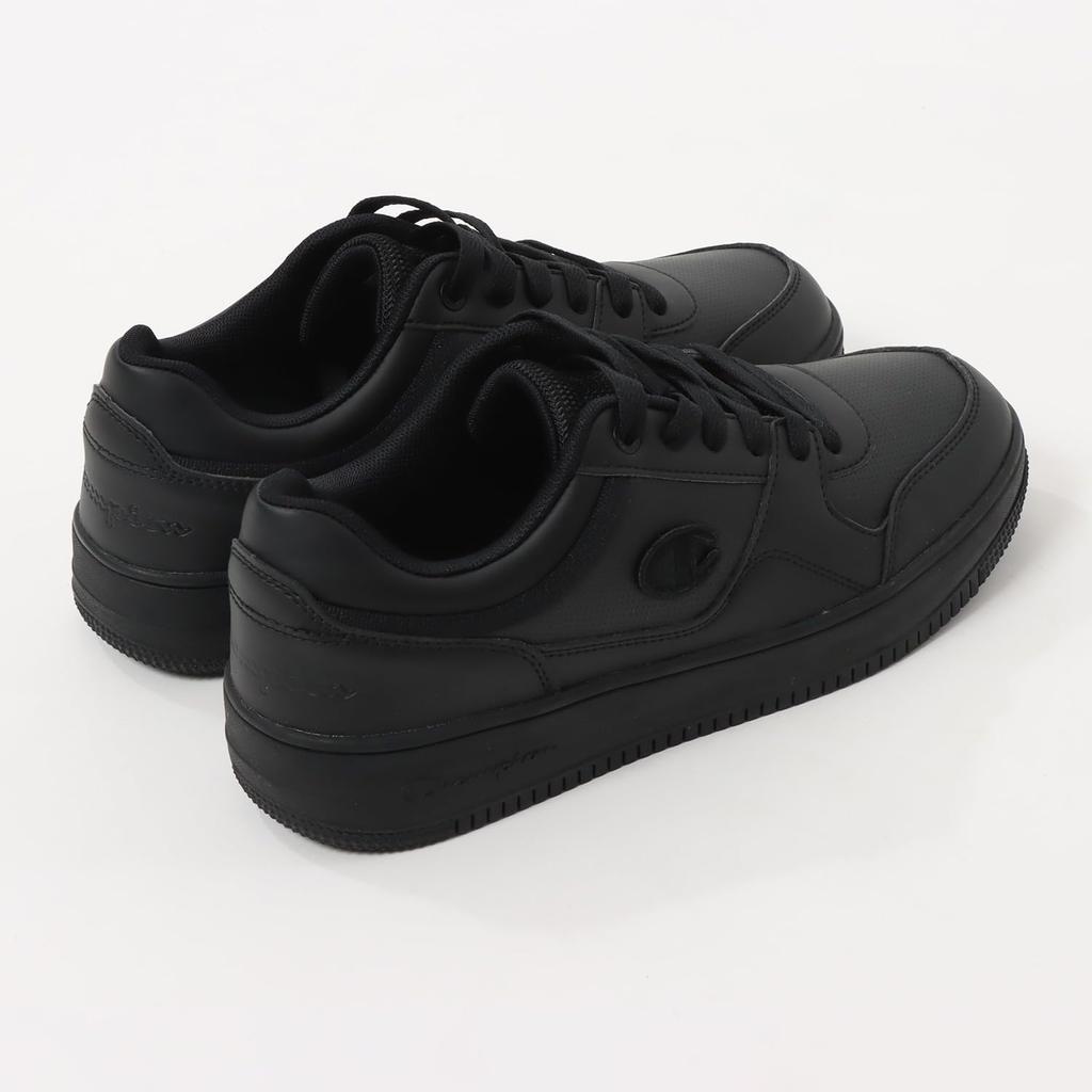 Champion Legacy S21905 Sneakers with Size Cm Men's One-Point Logo, Black, 27.0