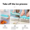 2/1 Tier Ice Cube Tray PET Ice Cube Mold With Lid DIY Ice Cube Maker Summer Relieve Hot Ice Cubes Storage Box Fruit Jello Mold