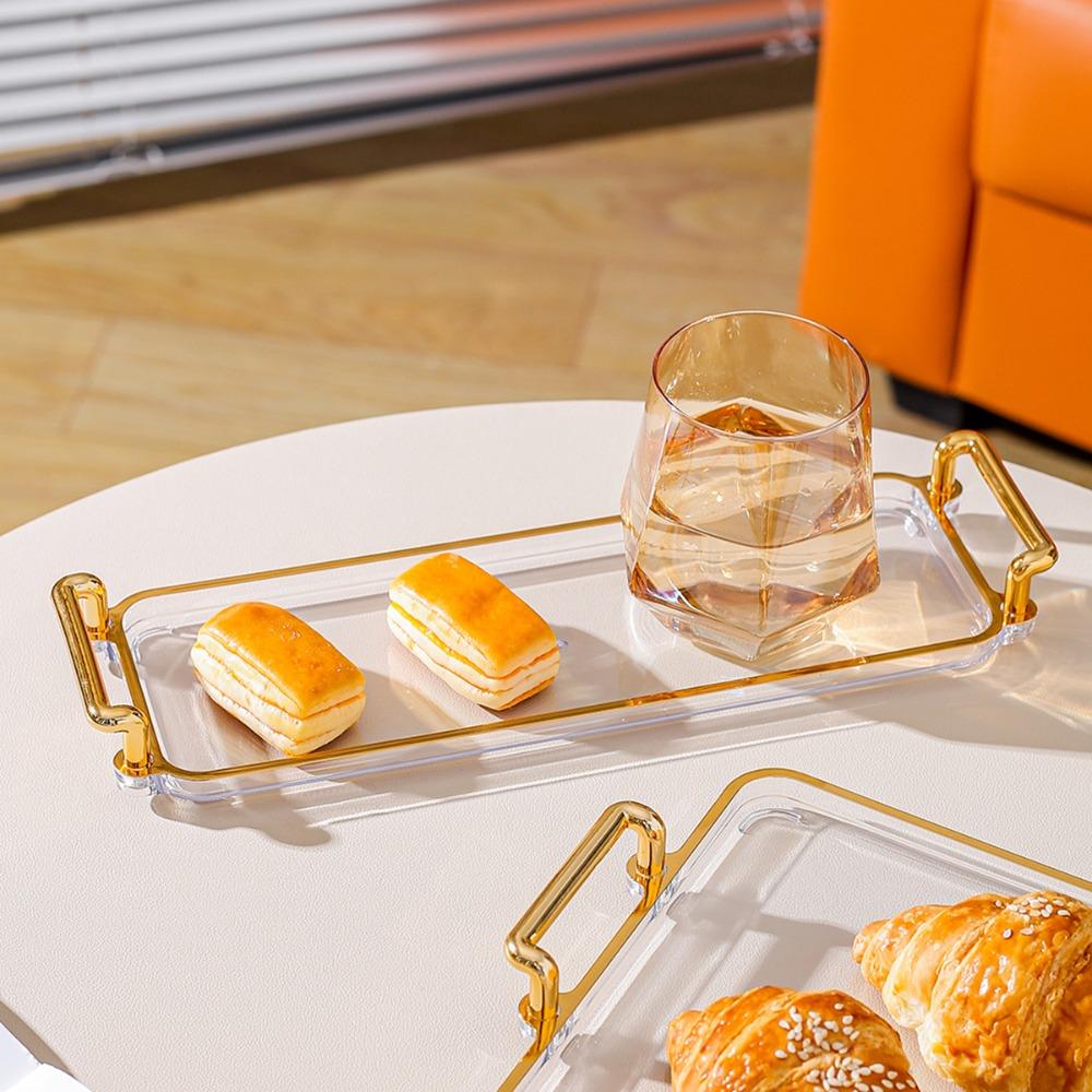 Rectangle Fruit Dessert Snack Plate Multipurpose Candy Storage Tray  Living Room