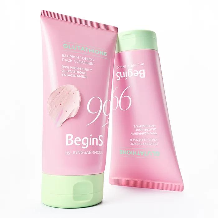 Begins by JUNG SAEM MOOL Pink Guava Glutathione Blemish Toning Pack Cleanser 130ml