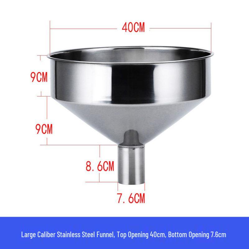 Heavy-Duty Stainless Steel Large Funnel for Industrial Fuel and Oil Press Machines