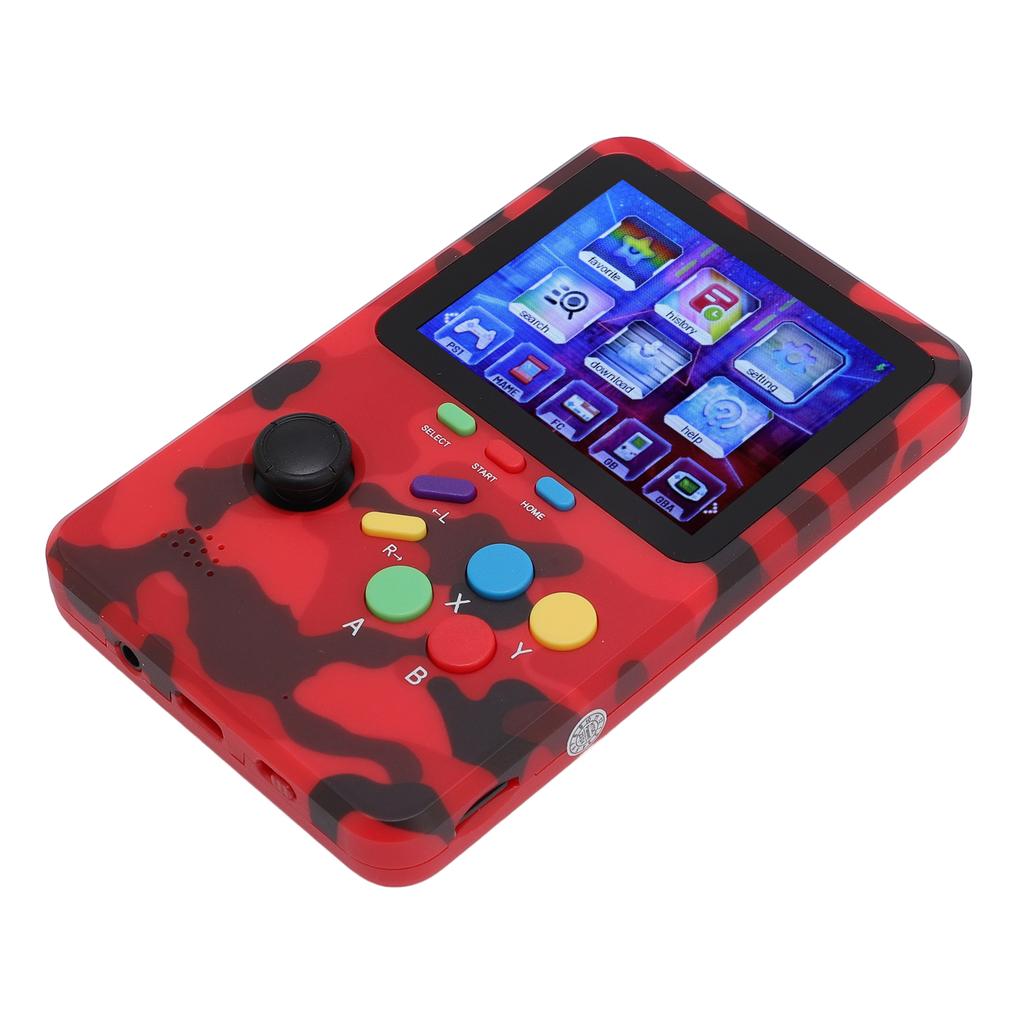 Handheld Game Console 2.8 Inch Screen 480x320 Open Source Game Player 1500mAh Battery Support 10 Emu