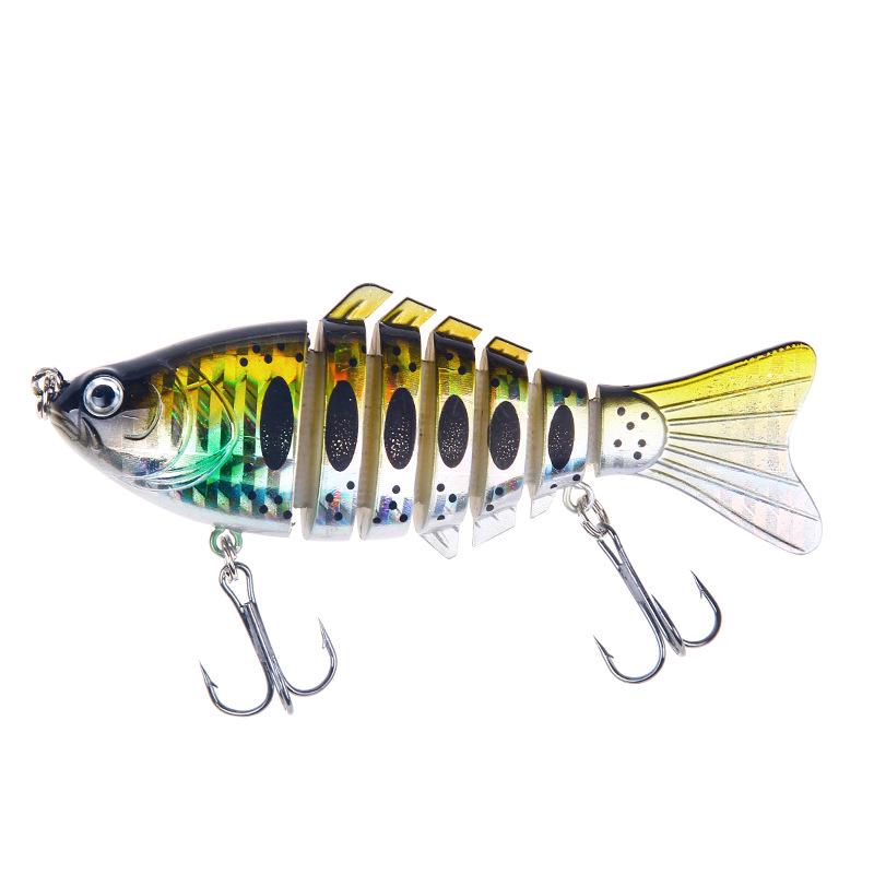 Wieloczęściowa przynęta spinningowa tonąca: 7-Segmentowy, 15,6g, 10cm Sztuczna Przynęta