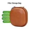 PRO TANLE Filter Hard Storage Case PU Leather Protective Bag Dust Proof Carrying Punch Holds 5PCS Up To 82mm Filters