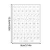 Nail Art Hollow Out Sticker Star Butterfly Love Adhesive Template Stamp Stickers Nail Art Decoration Charm